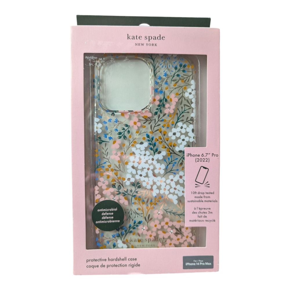 C8-N Kate Spade New York Case Compatible Apple iPhone 14 Pro Max - Flower